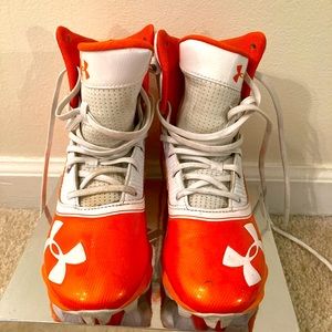 Youth UA football cleats